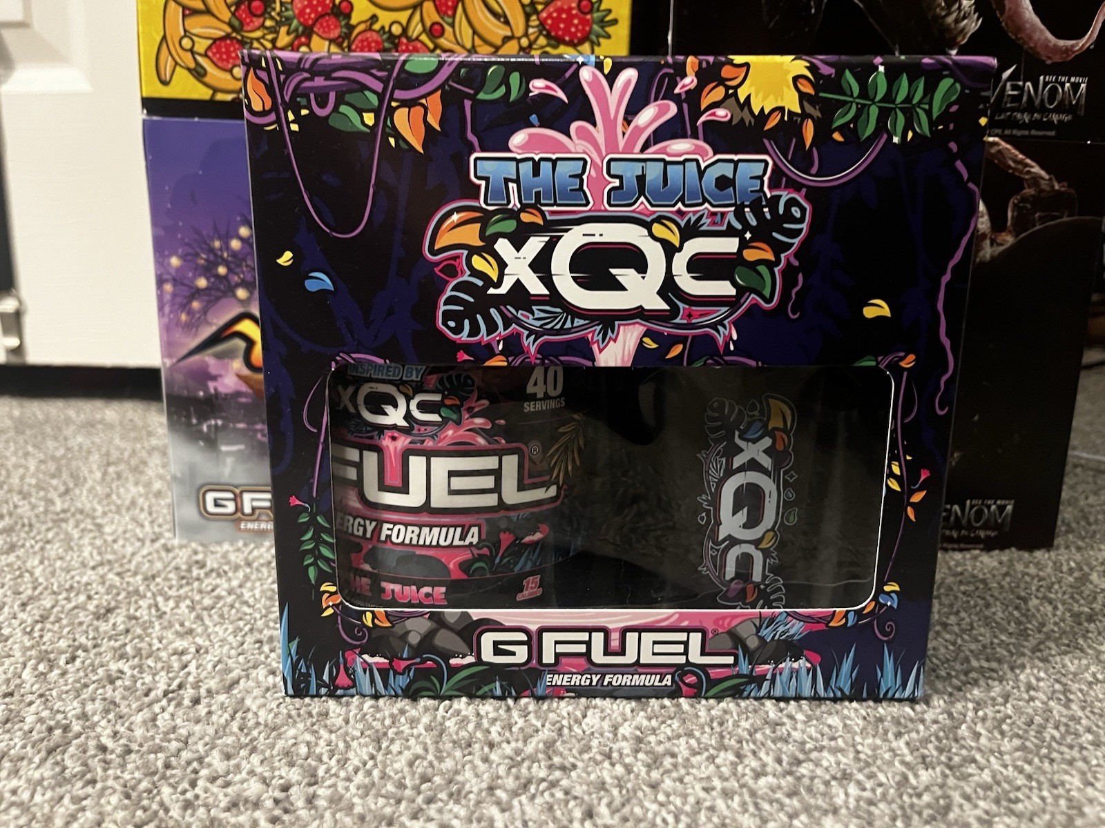 The Juice XQC G Fuel Collectors Box Special Limited Edition NEW SEALED