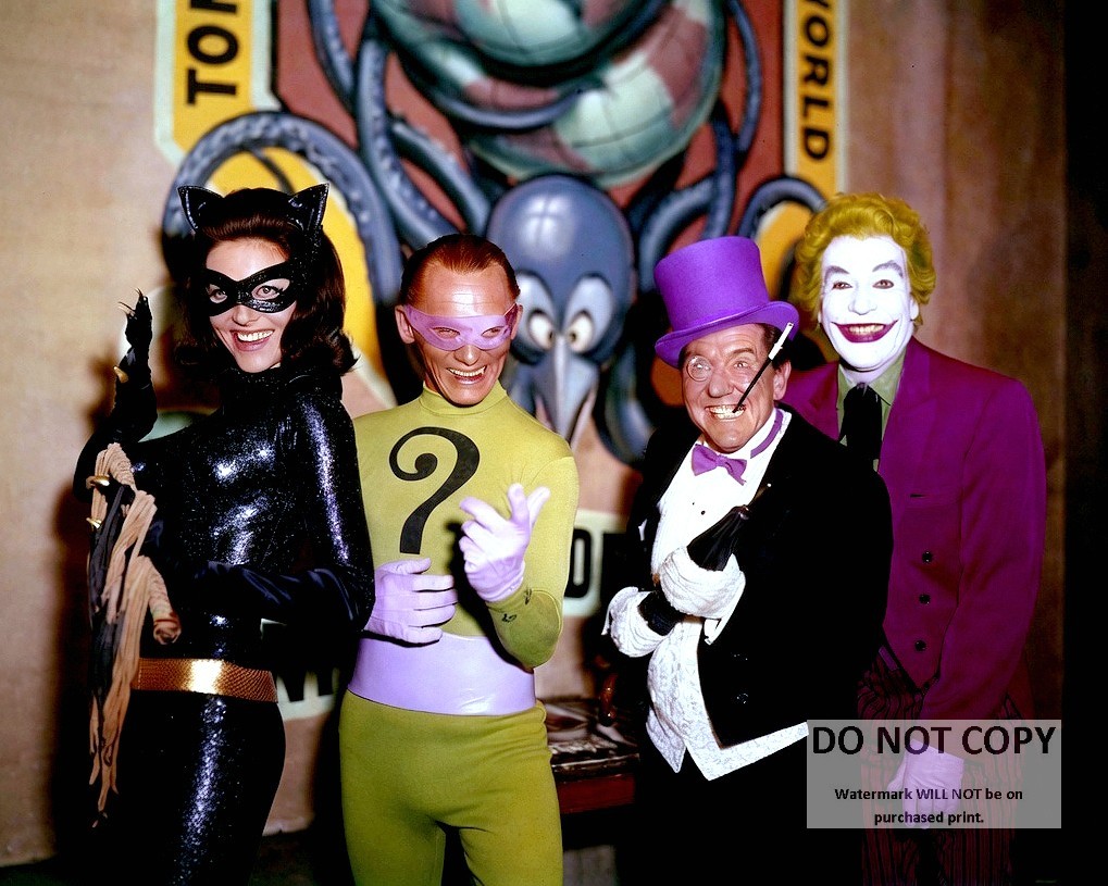 CATWOMAN, RIDDLER, JOKER & PENGUIN IN 1966 MOVIE 