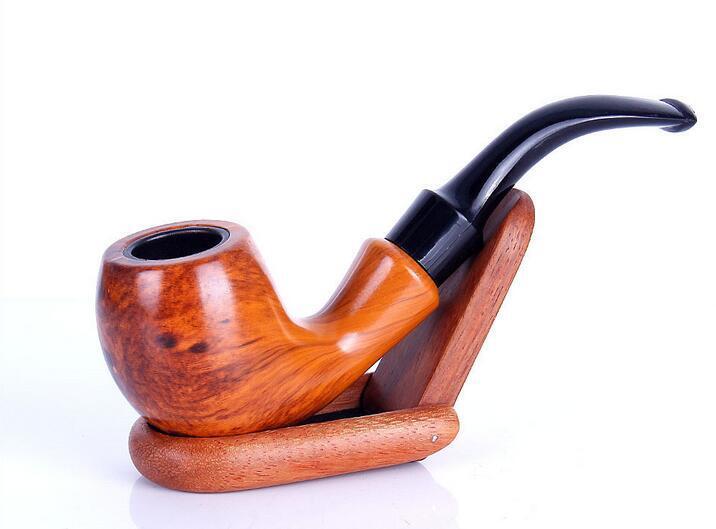 Collectible Durable Resin Curved handle Smoking Tobacco pipe Cigarette Pipes