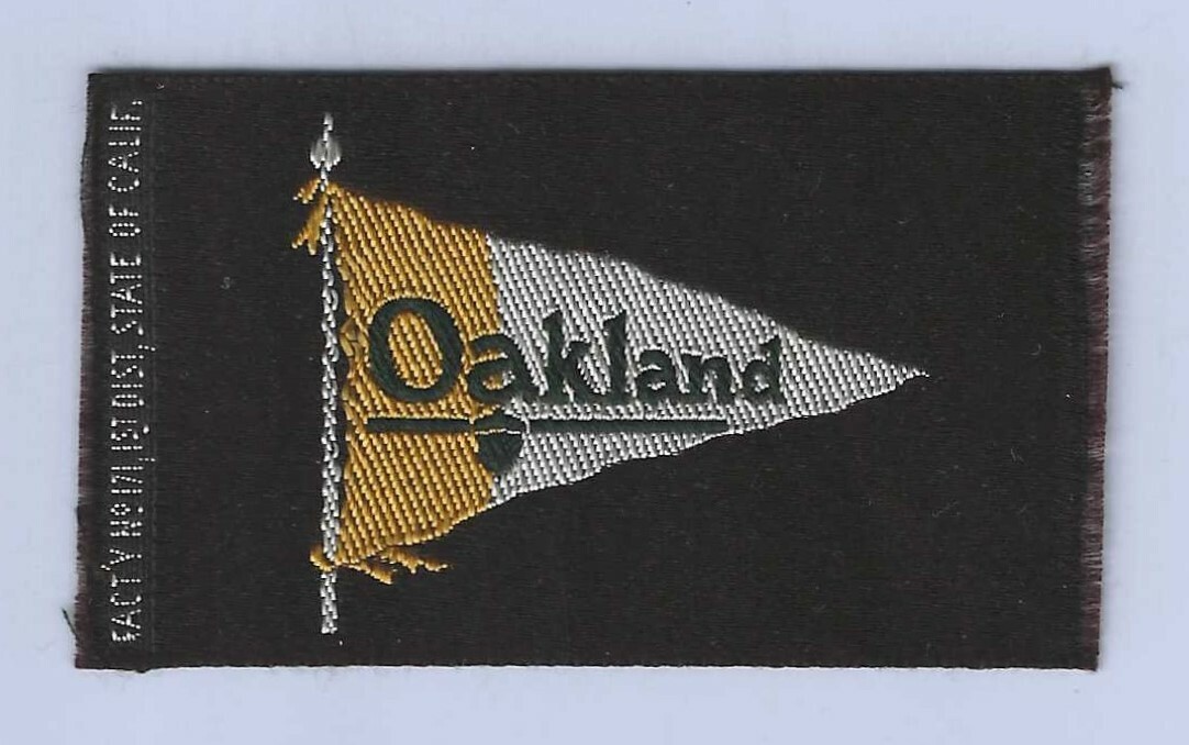 c1910 S100 Tobacco Silk - Automobile Pennants Series - Oakland Motor Car Co GM