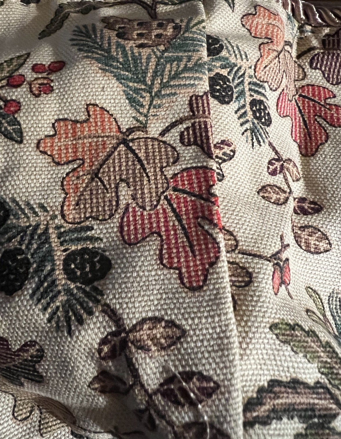 Longaberger 36 x 36 Fabric Square - Autumn Path
