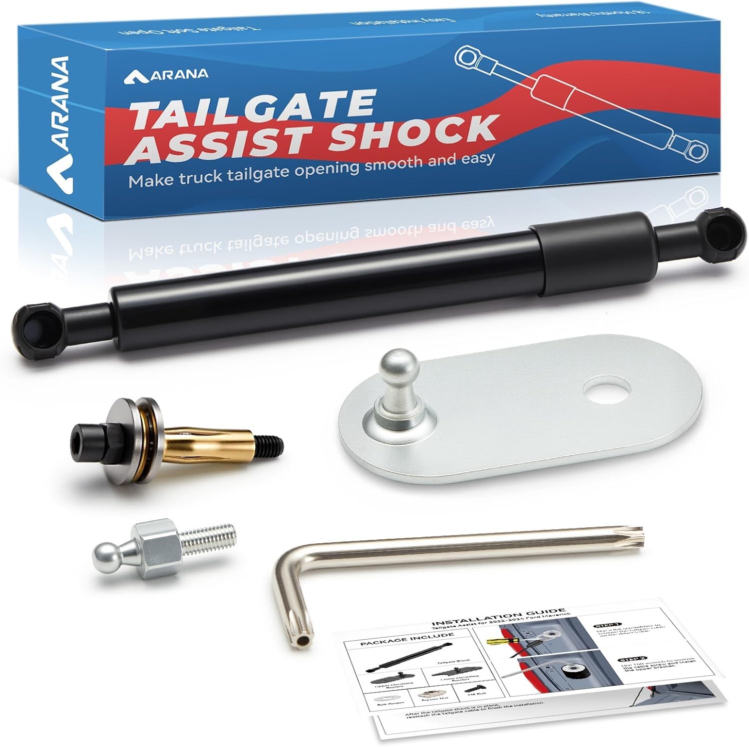 ARANA Tailgate Assist Shock for F150 F250 F350 F450 1997-2016, Tail Gate Slow ARANA Tailgate Assist Shock for F150 F250 F350 F450 1997-2016, Tail Gate Slow