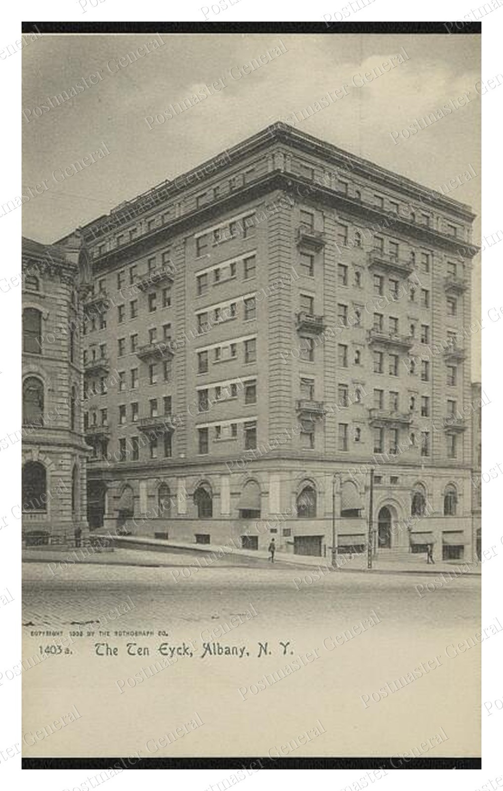 Albany New York Ten Eyck Hotel Standard Postcard COPY RPPC