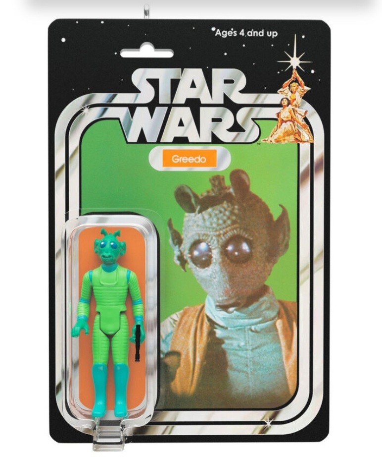 Hallmark Greedo Vintage Figure Star Wars Ornament 2026 NYCC  1/5000 NIB
