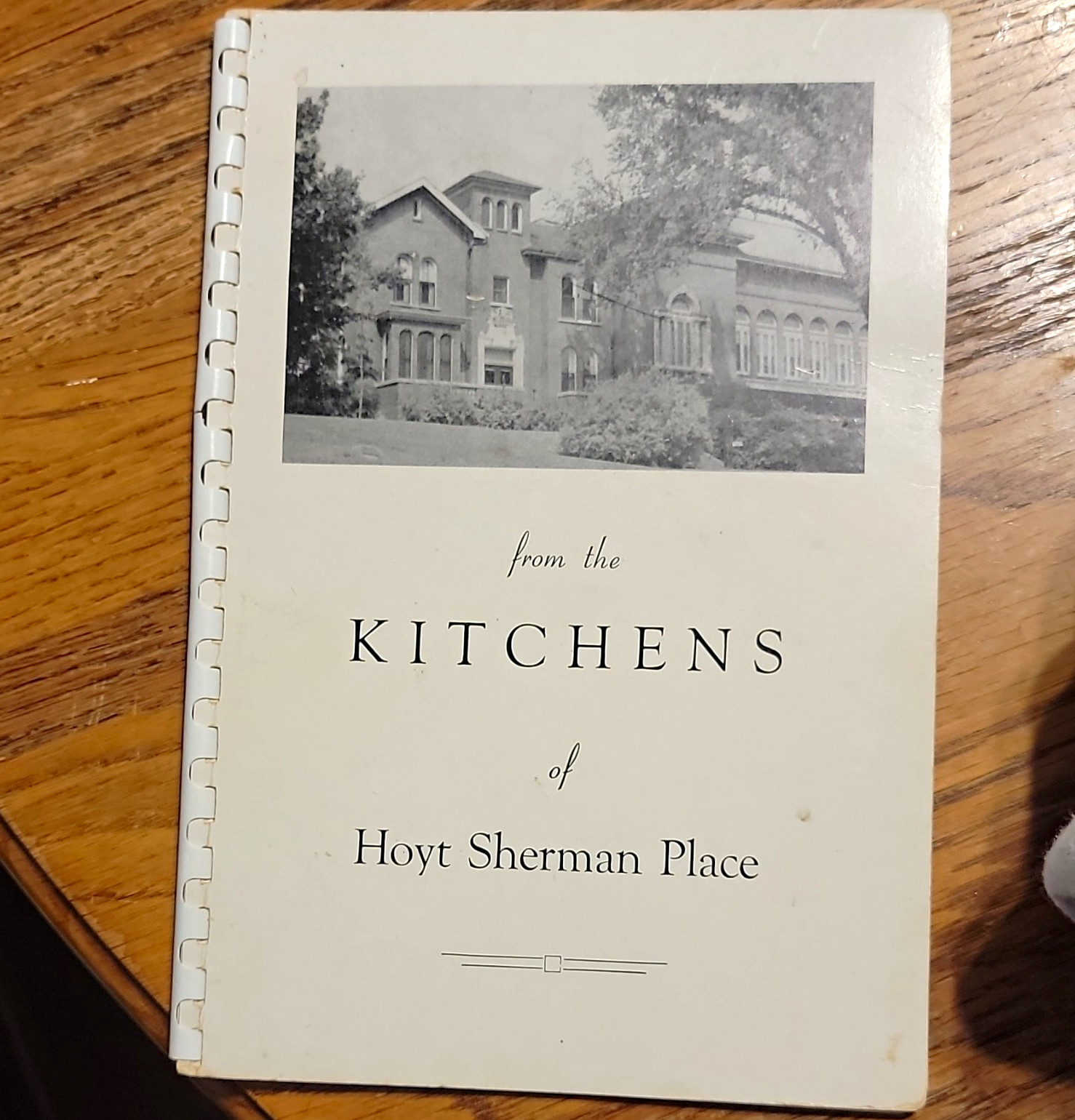 Vintage 1957 Kitchens of Hoyt Sherman Place Spiral-Bound Cookbook Des Moines IA Vintage 1957 Kitchens of Hoyt Sherman Place Spiral-Bound Cookbook Des Moines IA
