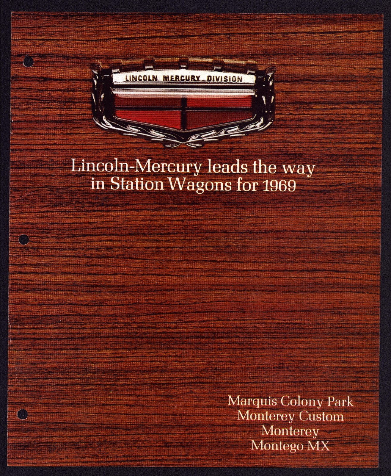 1969 Lincoln Mercury Station Wagon Car Dealer Sales Brochure Marquis Montego