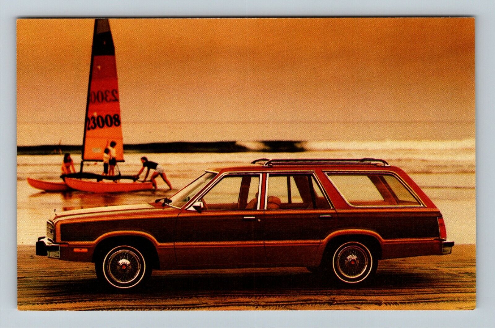 1979 Fairmont Squire Automobile Vintage Postcard