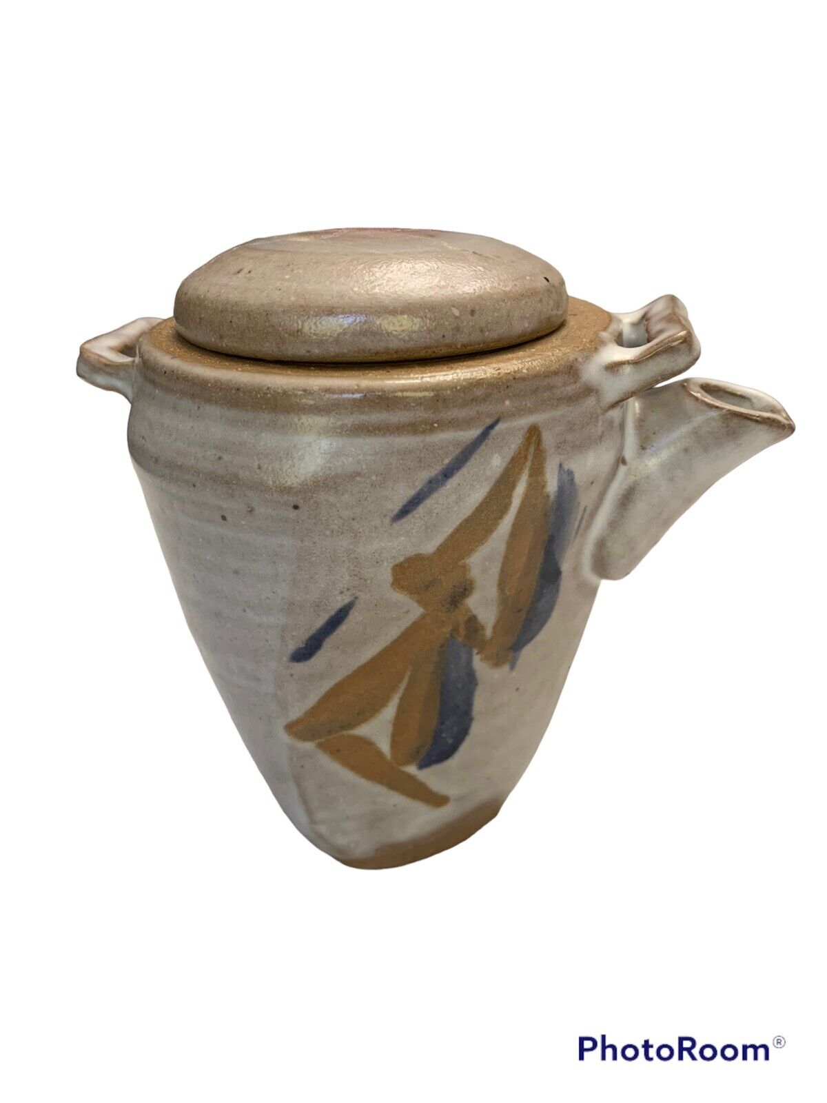 ARTIST Signed Asian Inspired Ceramic Tea Pot