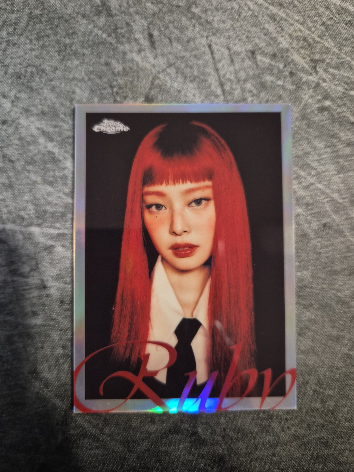 2026 Topps Chrome Jennie Trading Card #RSP2 SHORT PRINT RUBY INSERT REFRACTOR