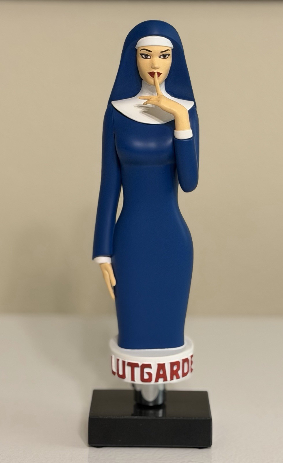 RARE Brasserie Lutgarde Tap Handle - Belgium. Saint Lutgarde Figural BNIB