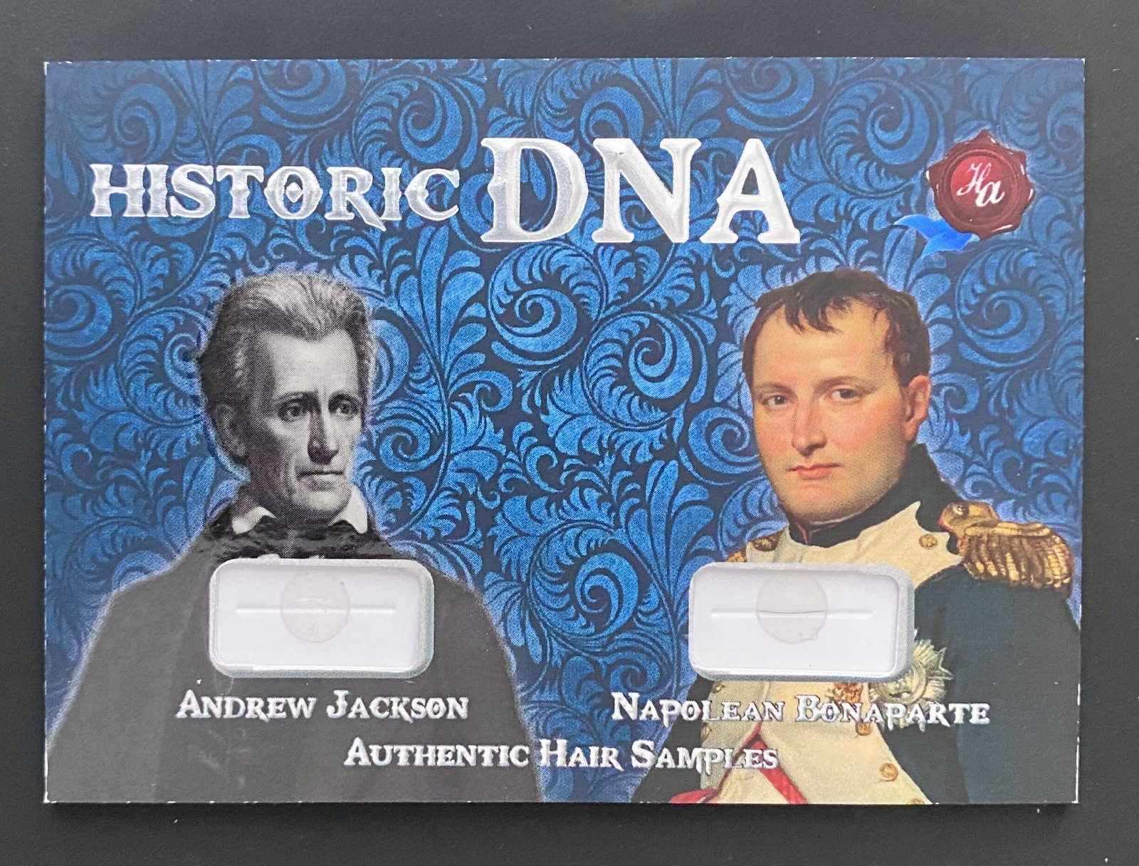 2023 Historic Autographs Historic DNA Jackson / Bonaparte Dual Hair Relic /25 2023 Historic Autographs Historic DNA Jackson / Bonaparte Dual Hair Relic /25