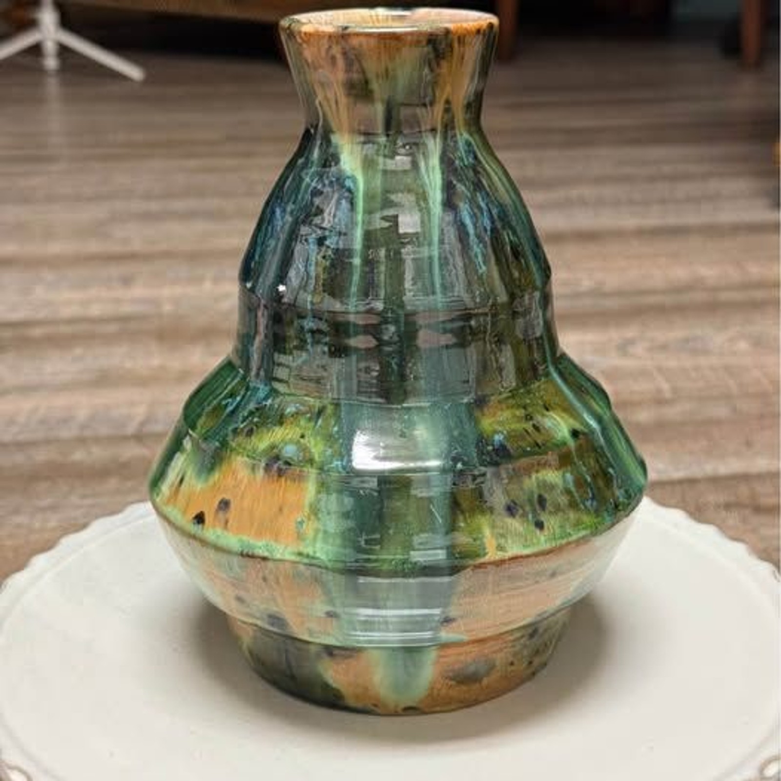 Handmade Drip Glaze Ceramic pottery Vase
