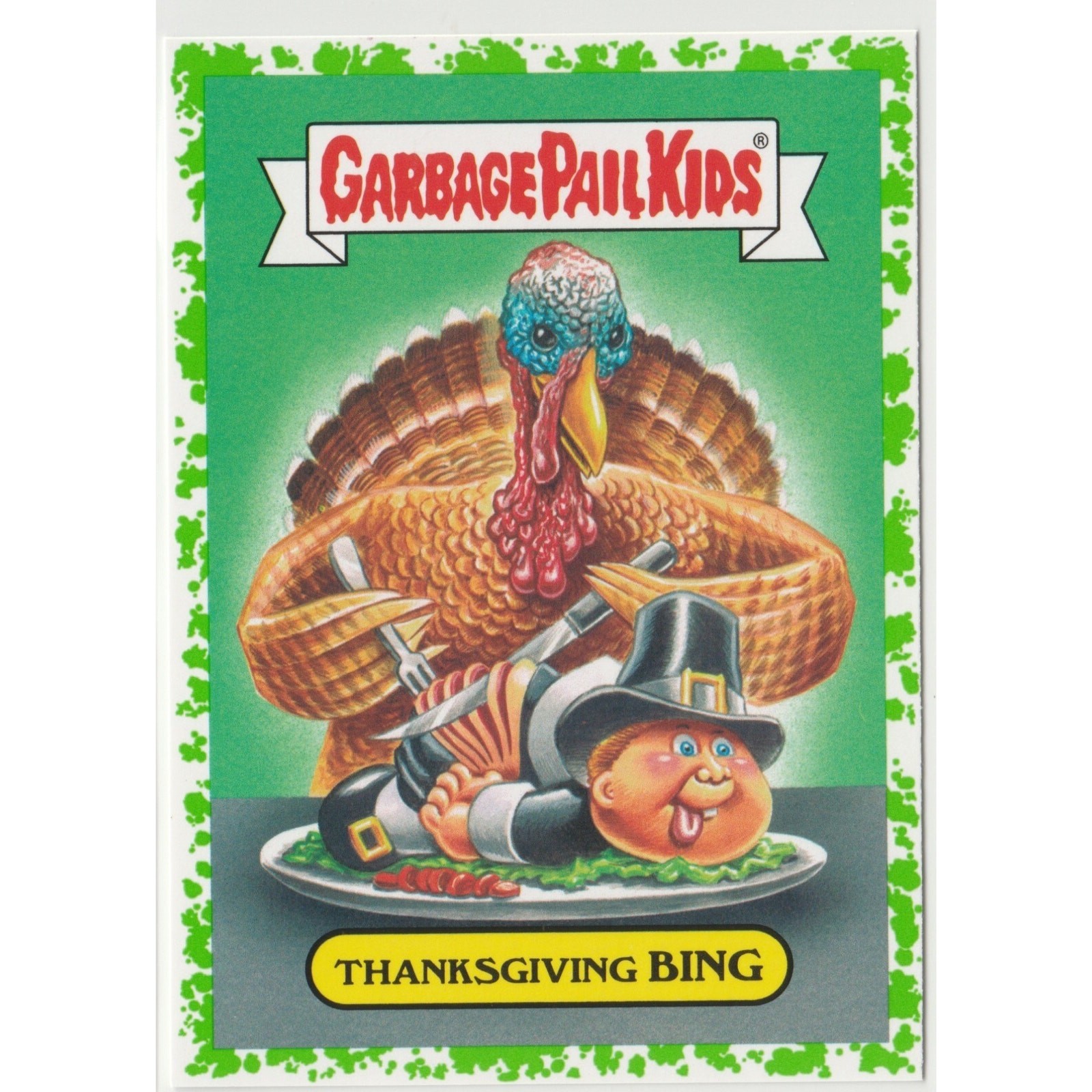 Thanksgiving Bing #2b Puke Green