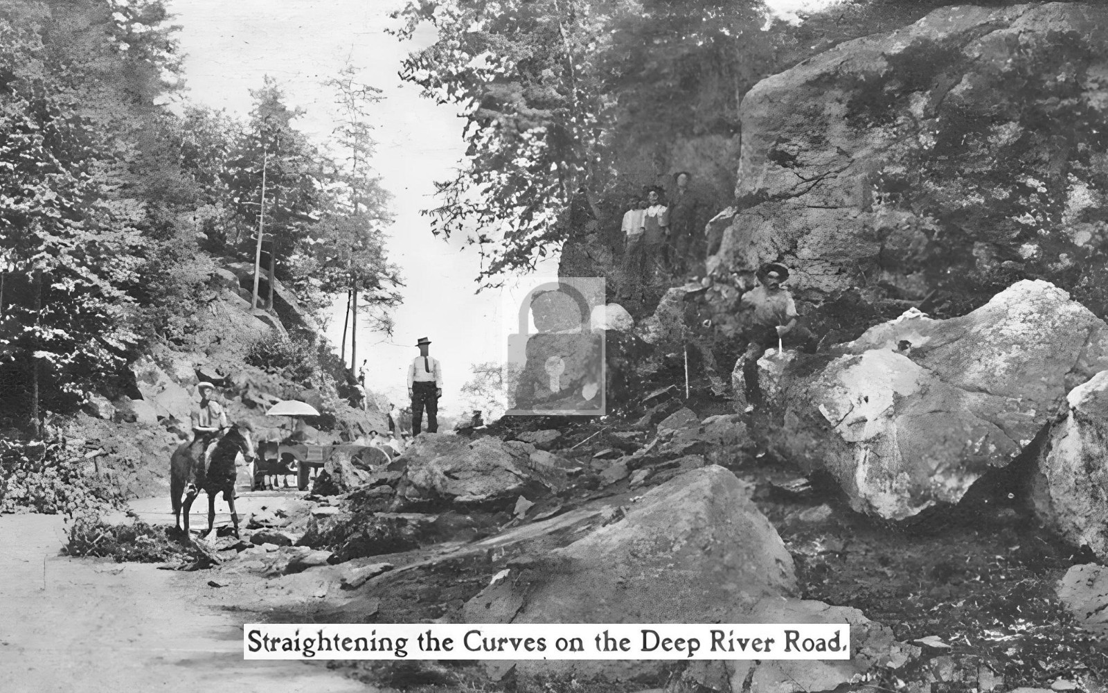 Deep River Road Construction Essex Connecticut CT - 11x17 Reprint