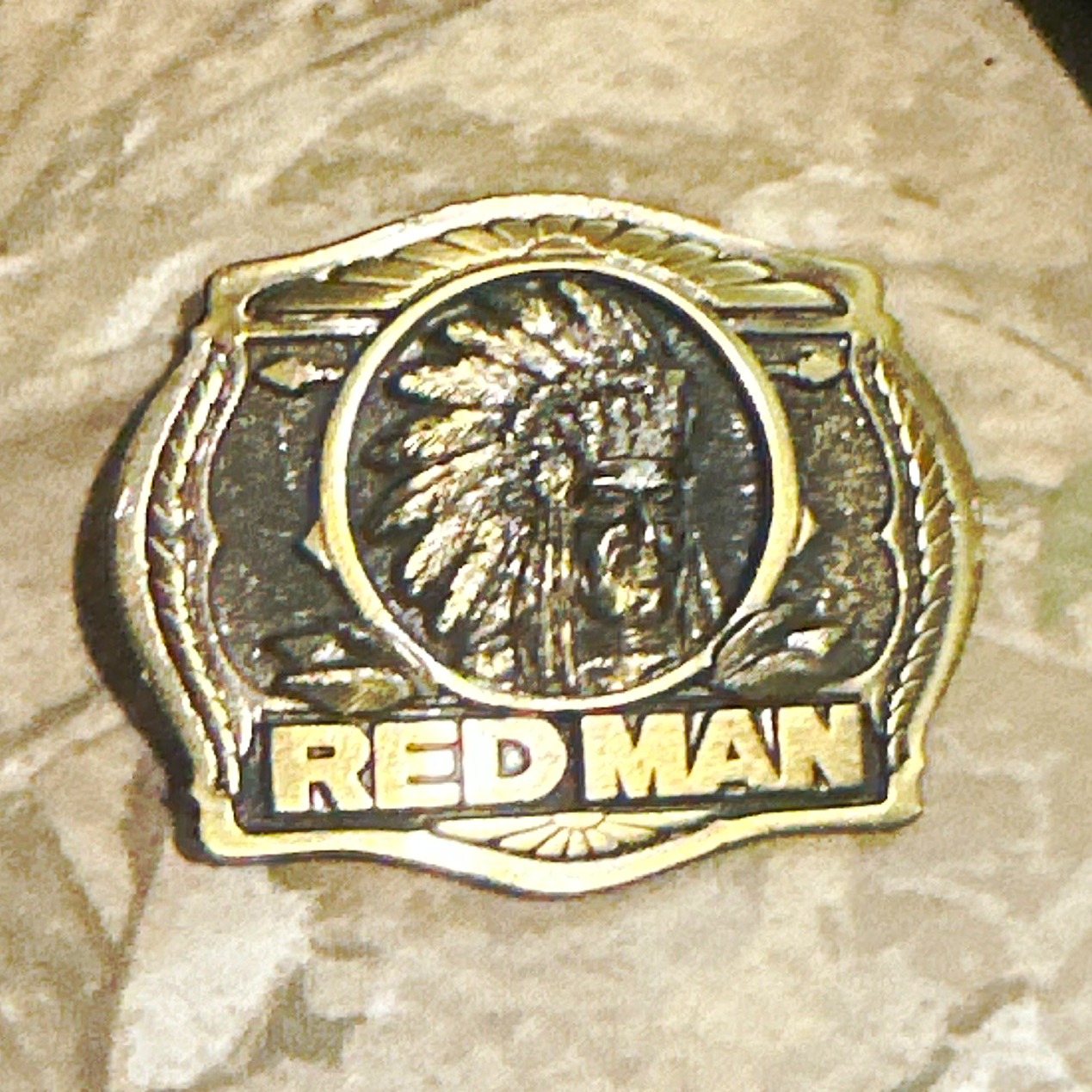 Red Man Tobacco Company Belt Buckle \