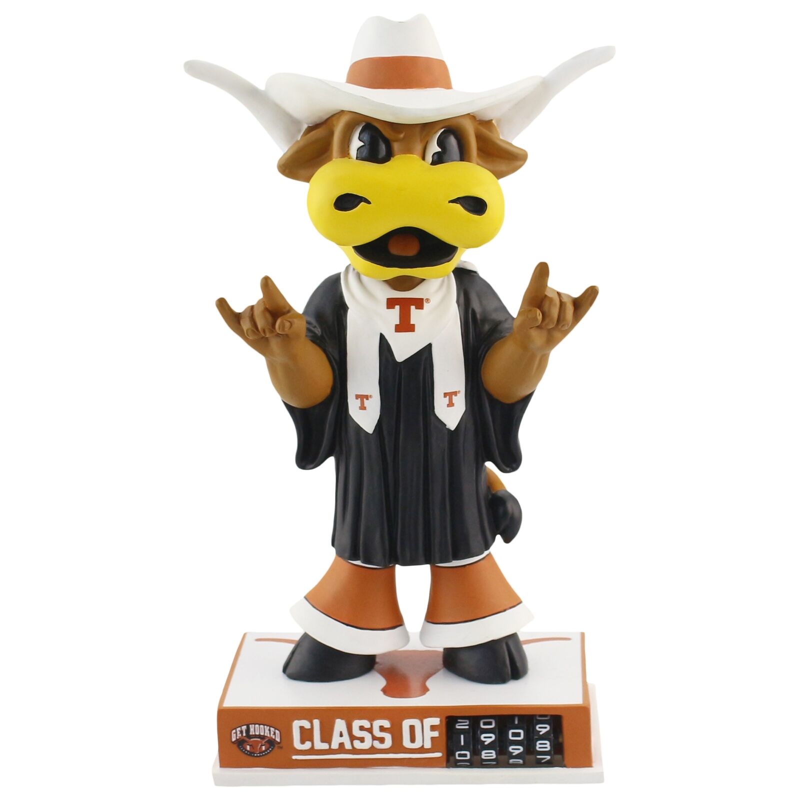 Bevo Texas Longhorns Graduation Special Edition Bobblehead NCAA College