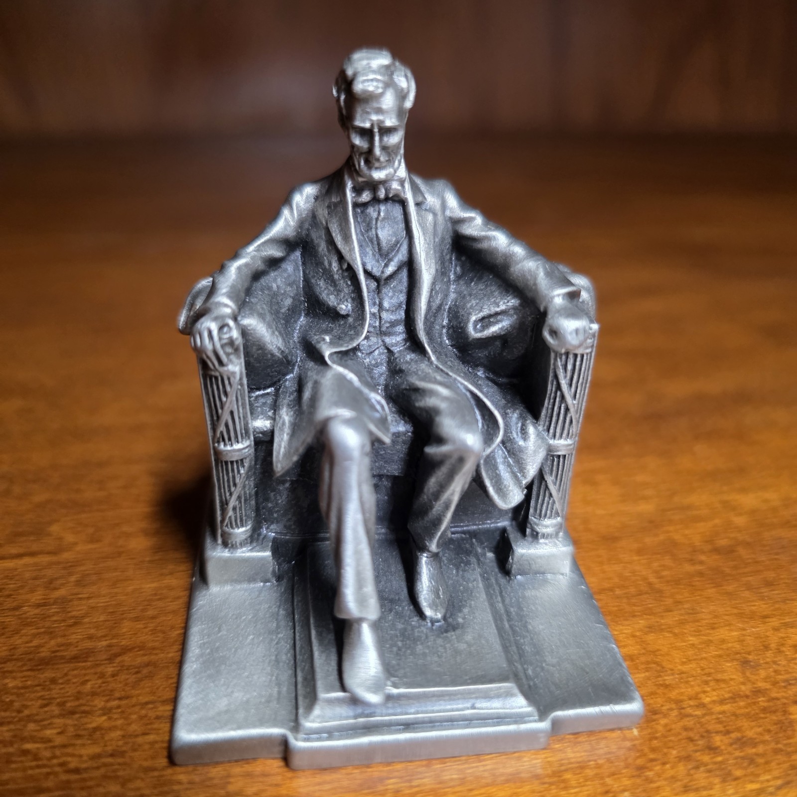 Hudson Pewter Abraham Lincoln Memorial Vintage PW Baston 900 