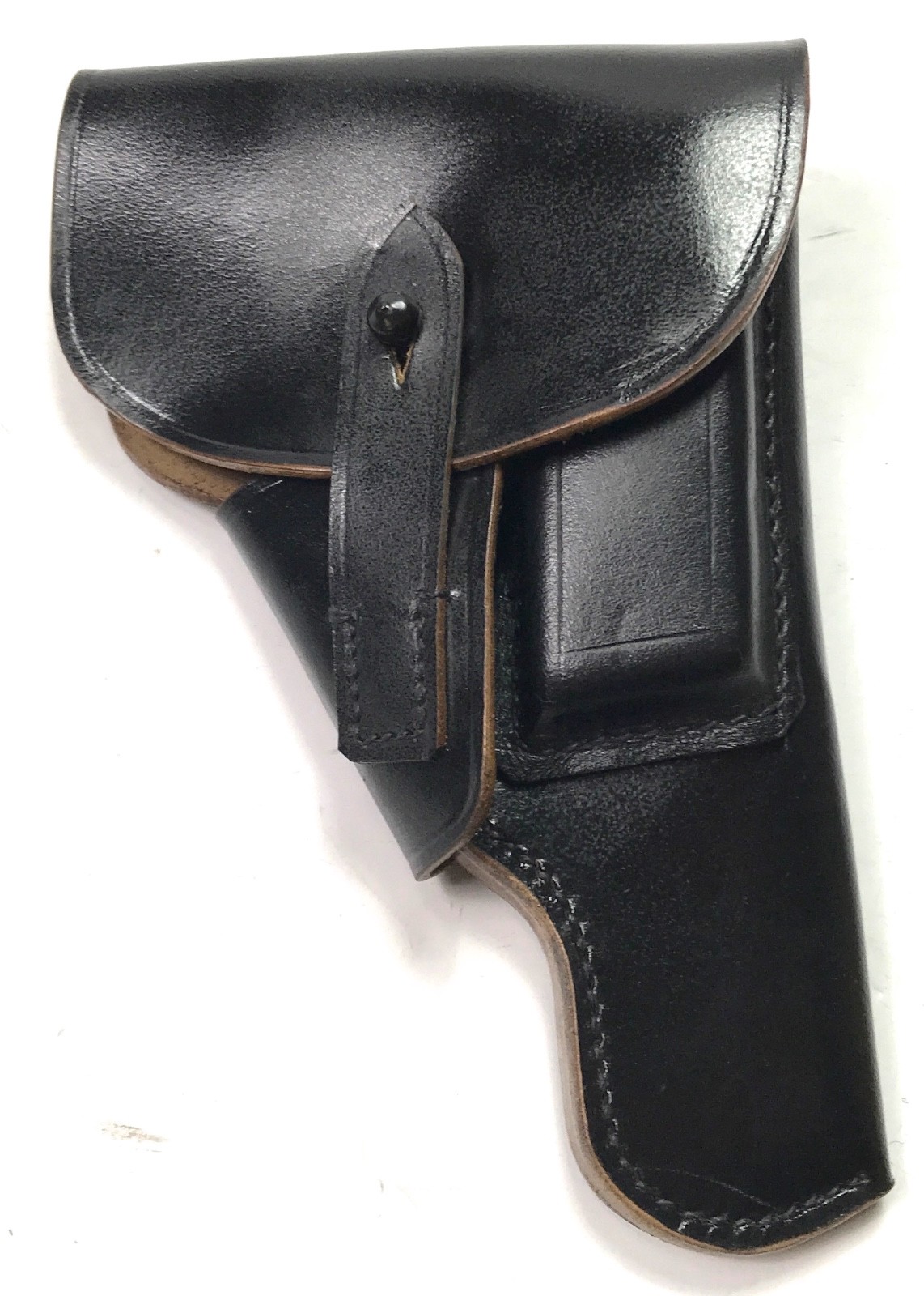 WWII GERMAN M1934 MAUSER BLACK LEATHER PISTOL HOLSTER WWII GERMAN M1934 MAUSER BLACK LEATHER PISTOL HOLSTER