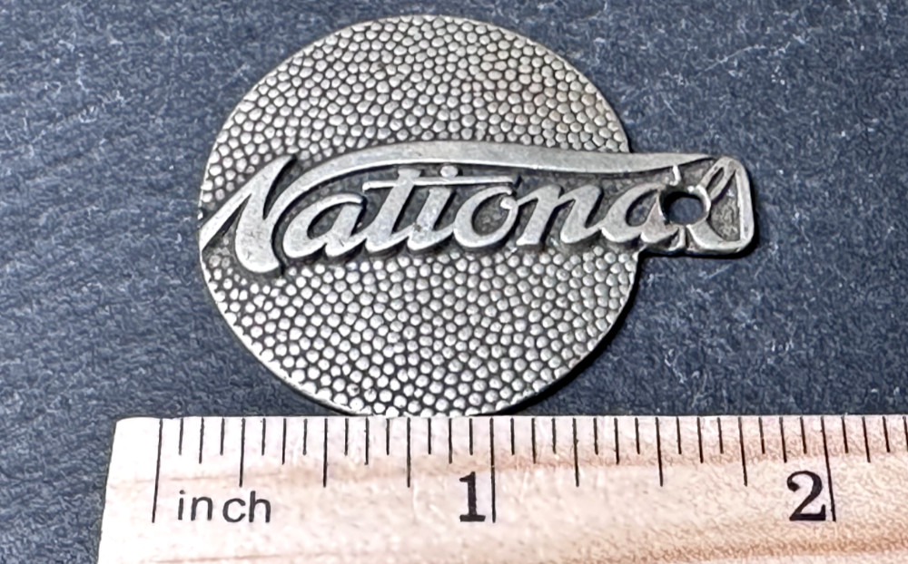 VINTAGE NATIONAL MOTOR CAR & VEHICLE CORP. INDIANA EMBLEM D801