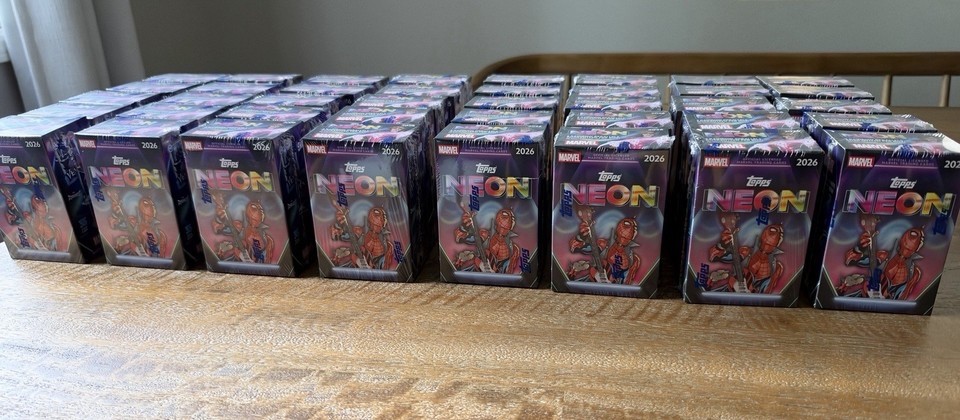2026 Topps Neon Marvel Value Blaster Box - Factory Sealed