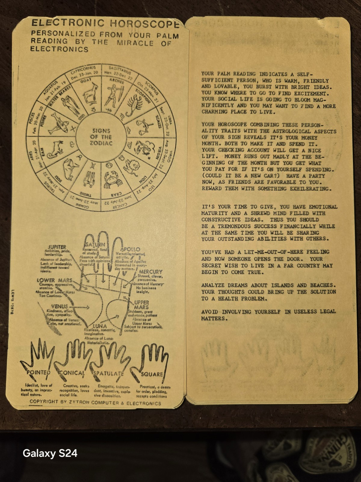 80 ZYTRON ELECTRONIC HOROSCOPE REPLACEMENT CARDS PALMISTRY REDUCED 80 ZYTRON ELECTRONIC HOROSCOPE REPLACEMENT CARDS PALMISTRY REDUCED