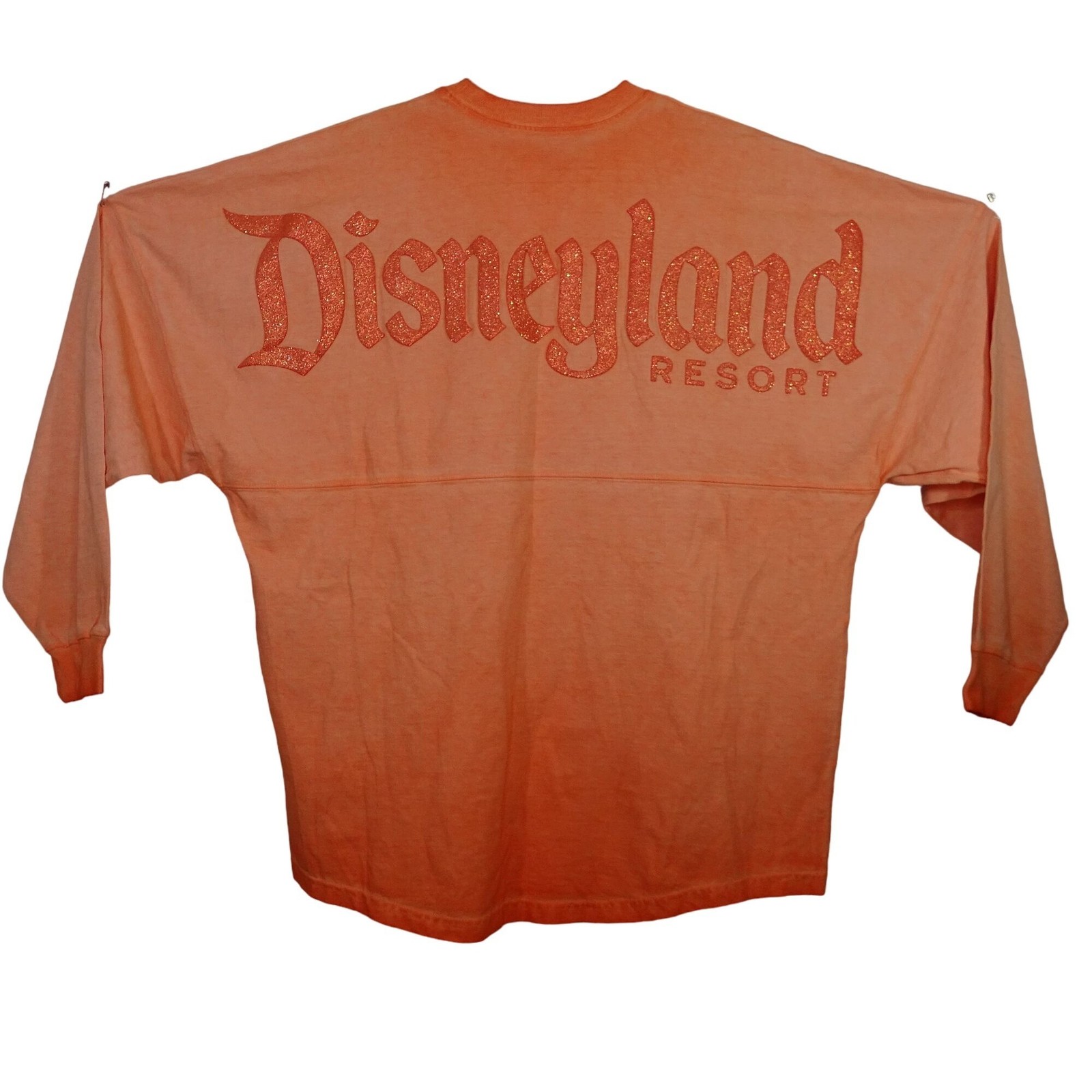 Disney Parks Disneyland Spirit Jersey T-shirt Women Size M Orange Ombre Glitter