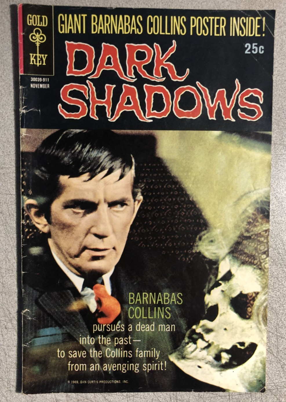 DARK SHADOWS #3 (1969) Gold Key Comics (poster missing) VG+