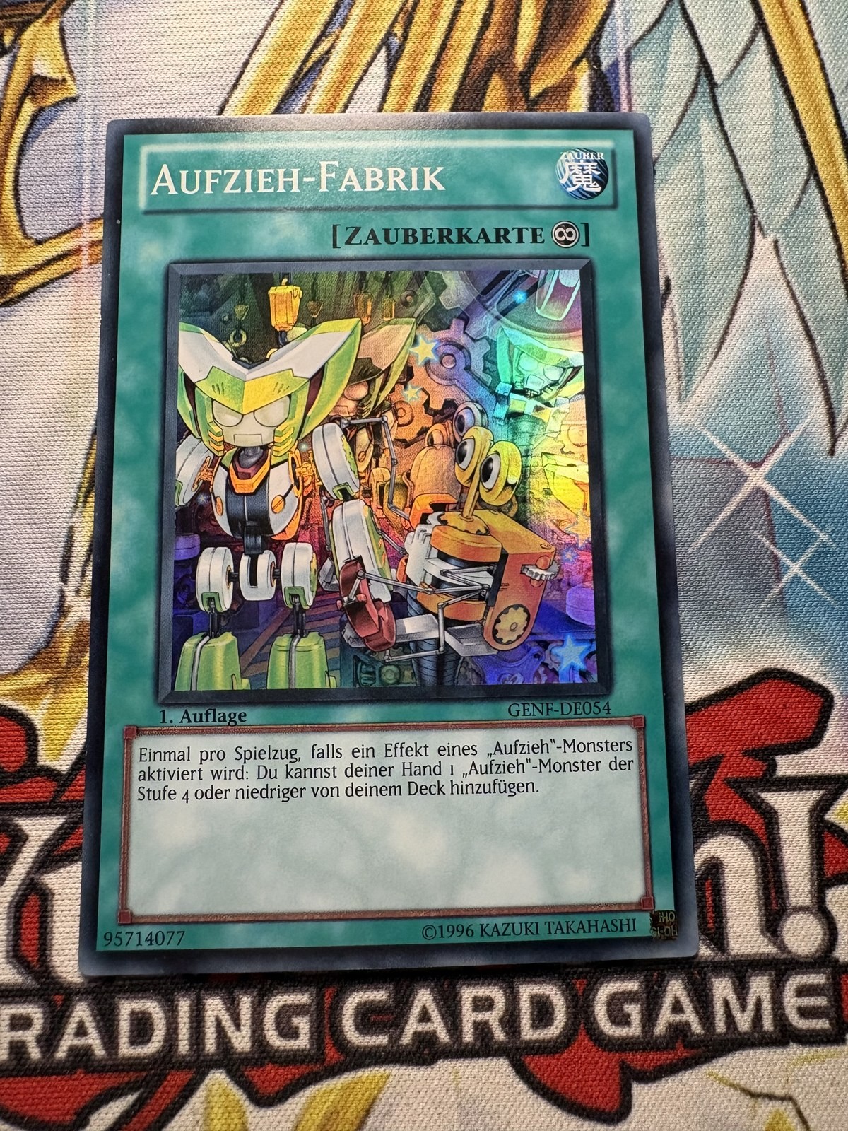 Yugioh Wind Up Factory Super Rare - GENEVA-EN054 1st Edition - German