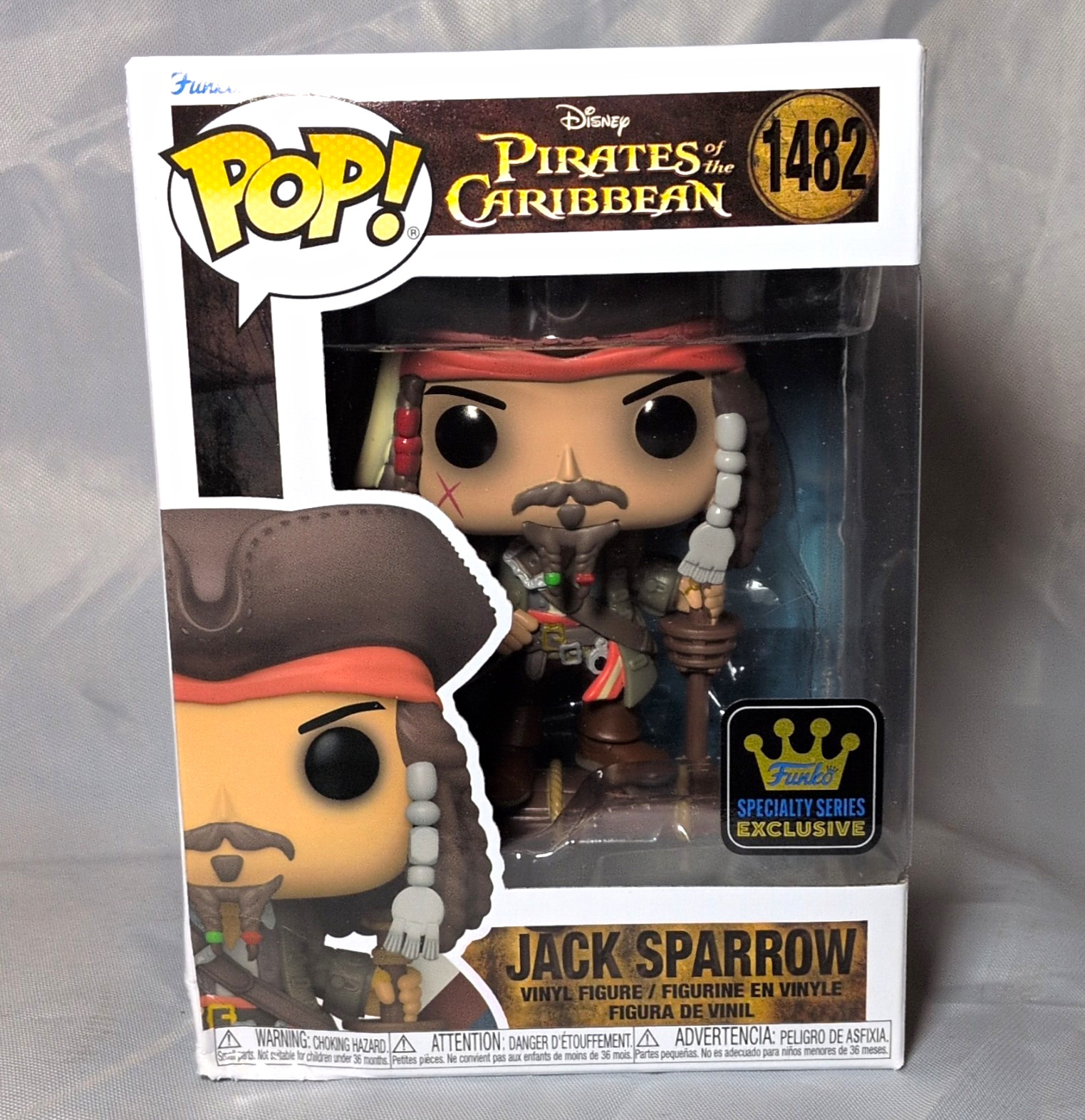 Funko Pop Disney Jack Sparrow Vinyl Figure #1482 Exclusive