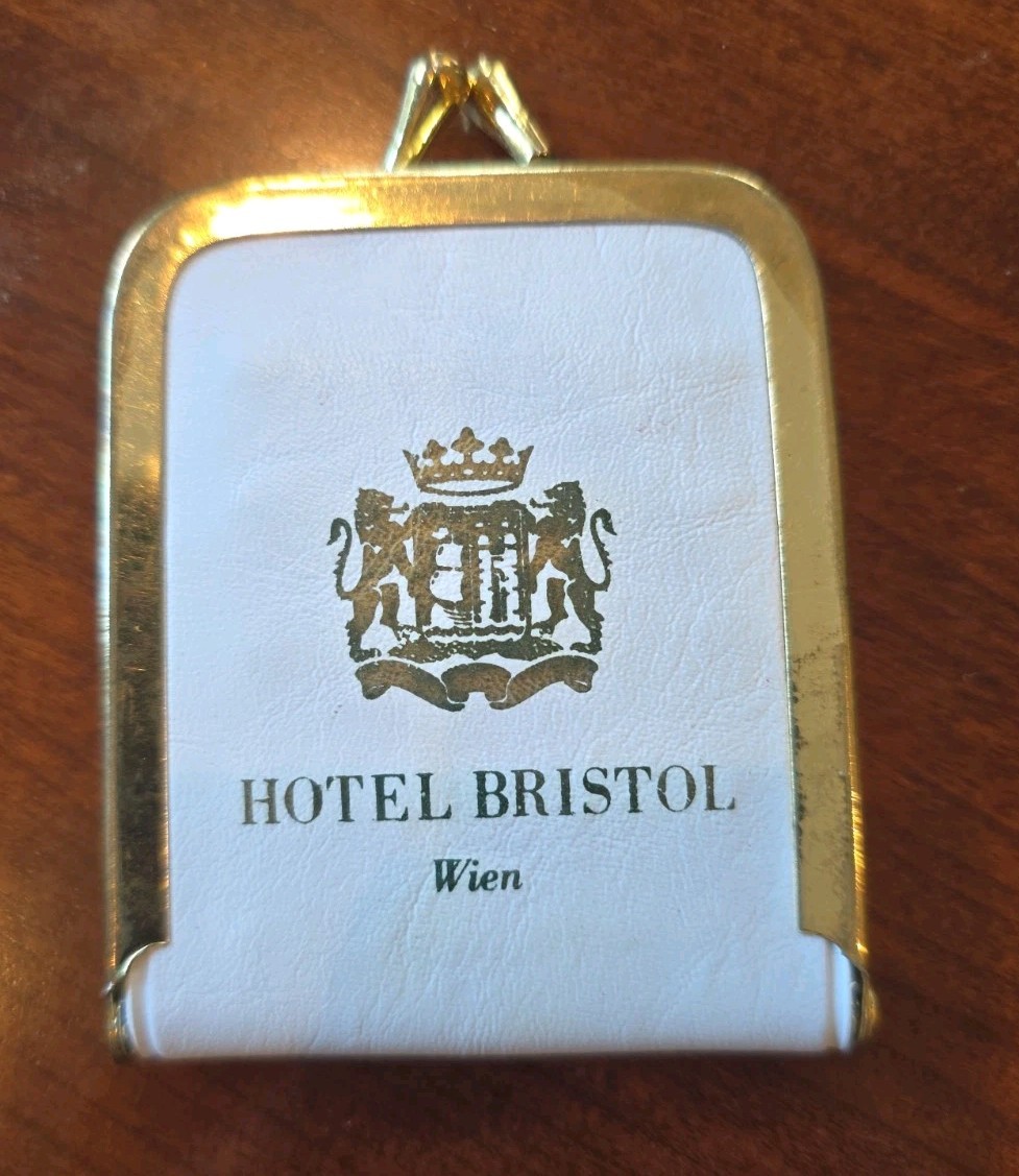 Vintage HOTEL IMPERIAL BRISTOL WIEN Advertisement Mini Sewing Kit - Never Used