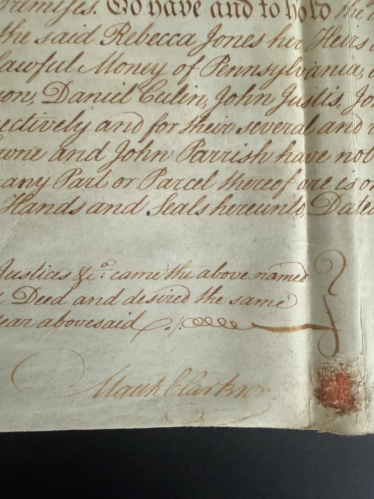 1772 Colonial Philadelphia Vellum Deed — Christian Street House and Lot —