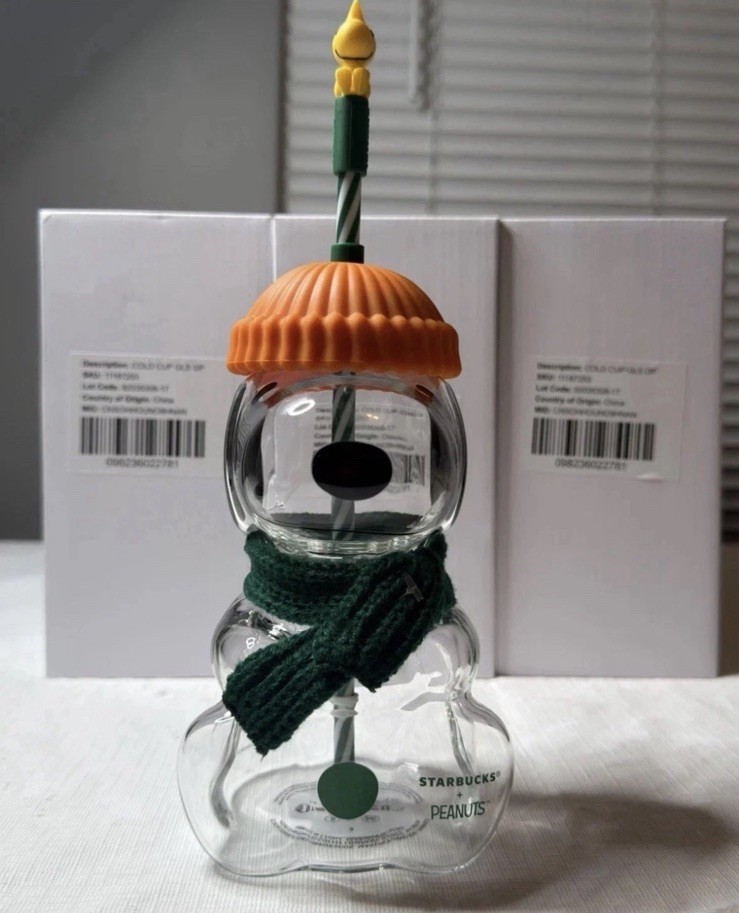 NEW 2026 Starbucks x Snoopy Collectible Glass Cold Cup Special Edition -US-