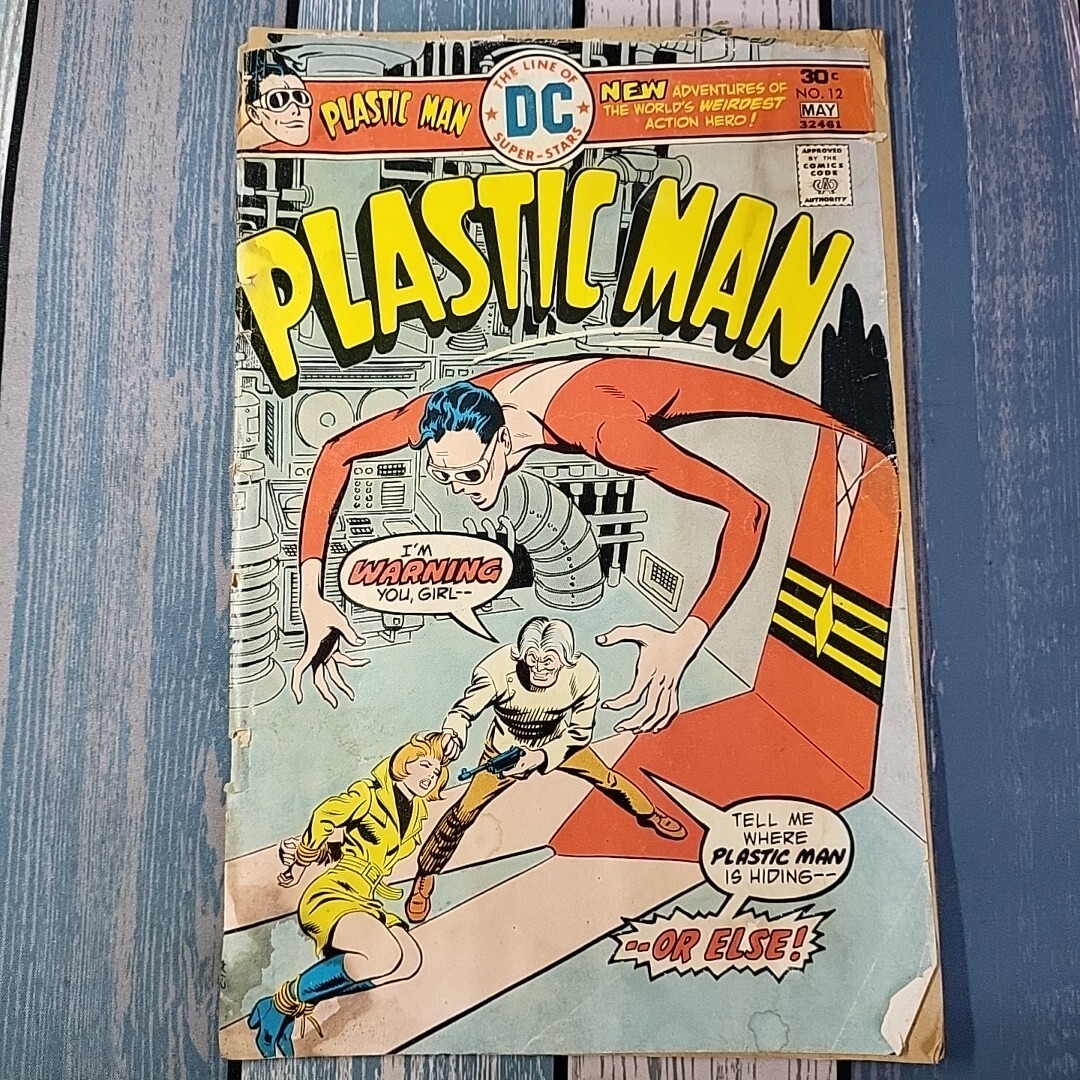 Plastic Man #12 (Apr-May 1976, DC)  Comic Book -OK Cond. - See Pictures DC Comic