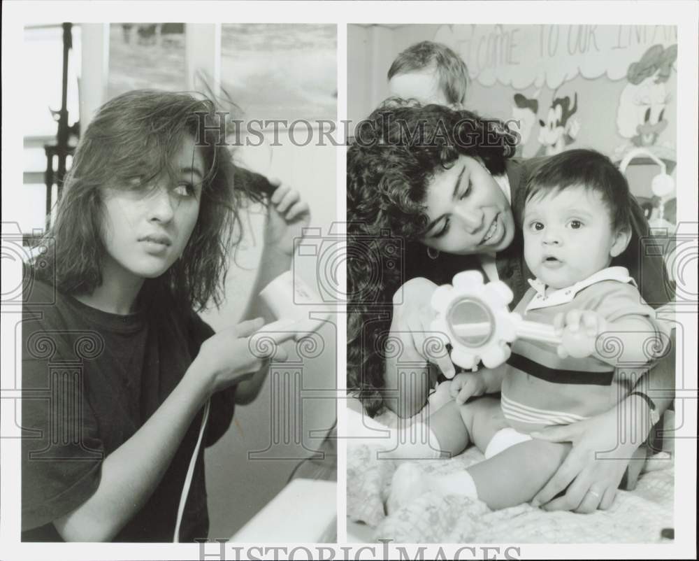 Press Photo Michelle and Annette featured in 