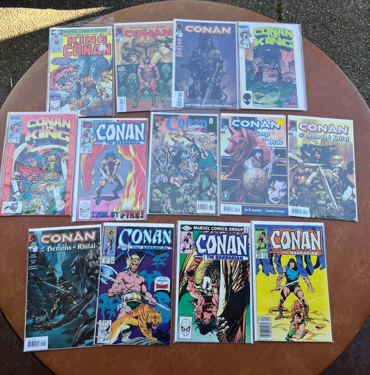 Lot 13 Vtg Marvel Comics Conan, Conan The King, Conan The Barbarian Comic Books