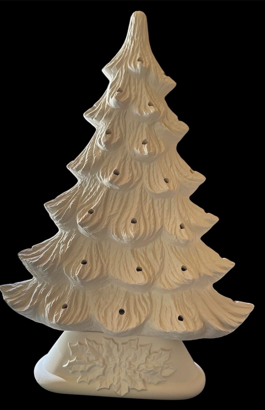 Nowell's Ceramic Christmas Mantle/Window Tree Bisque 16