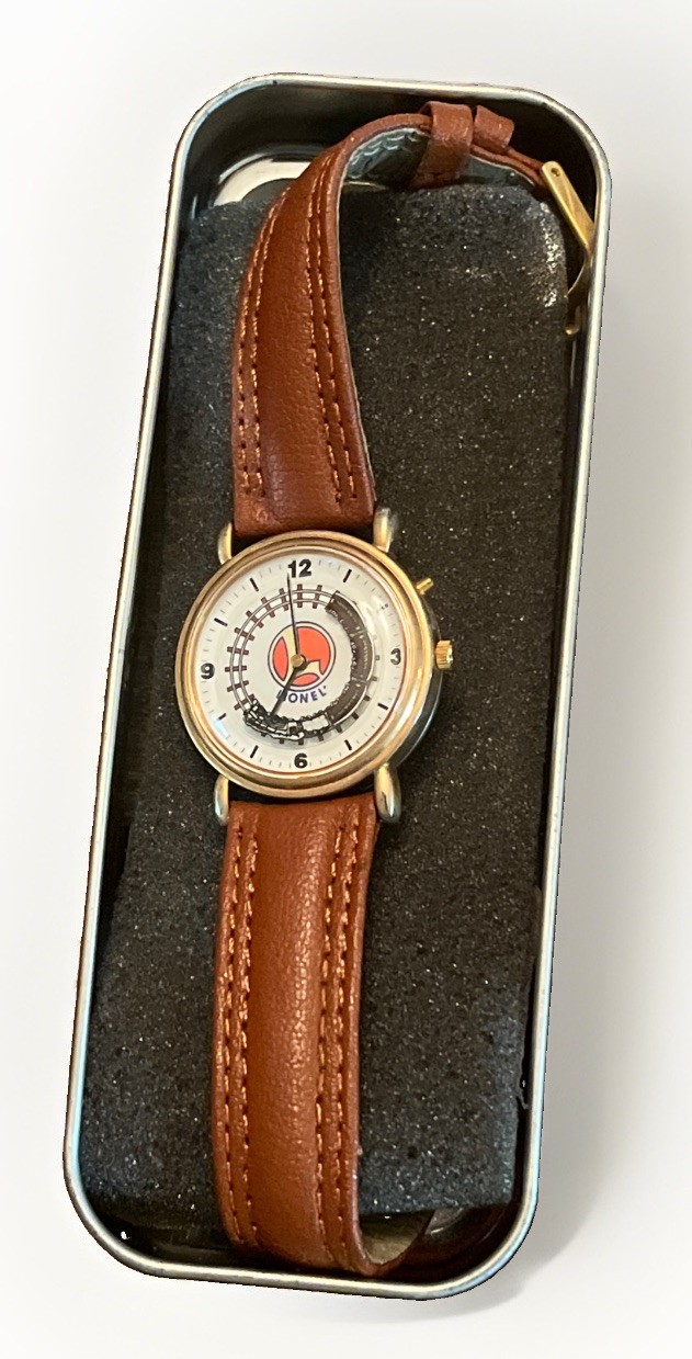 Lionel Trains Collectible Wrist Watch Mint in Tin, Needs New Battery