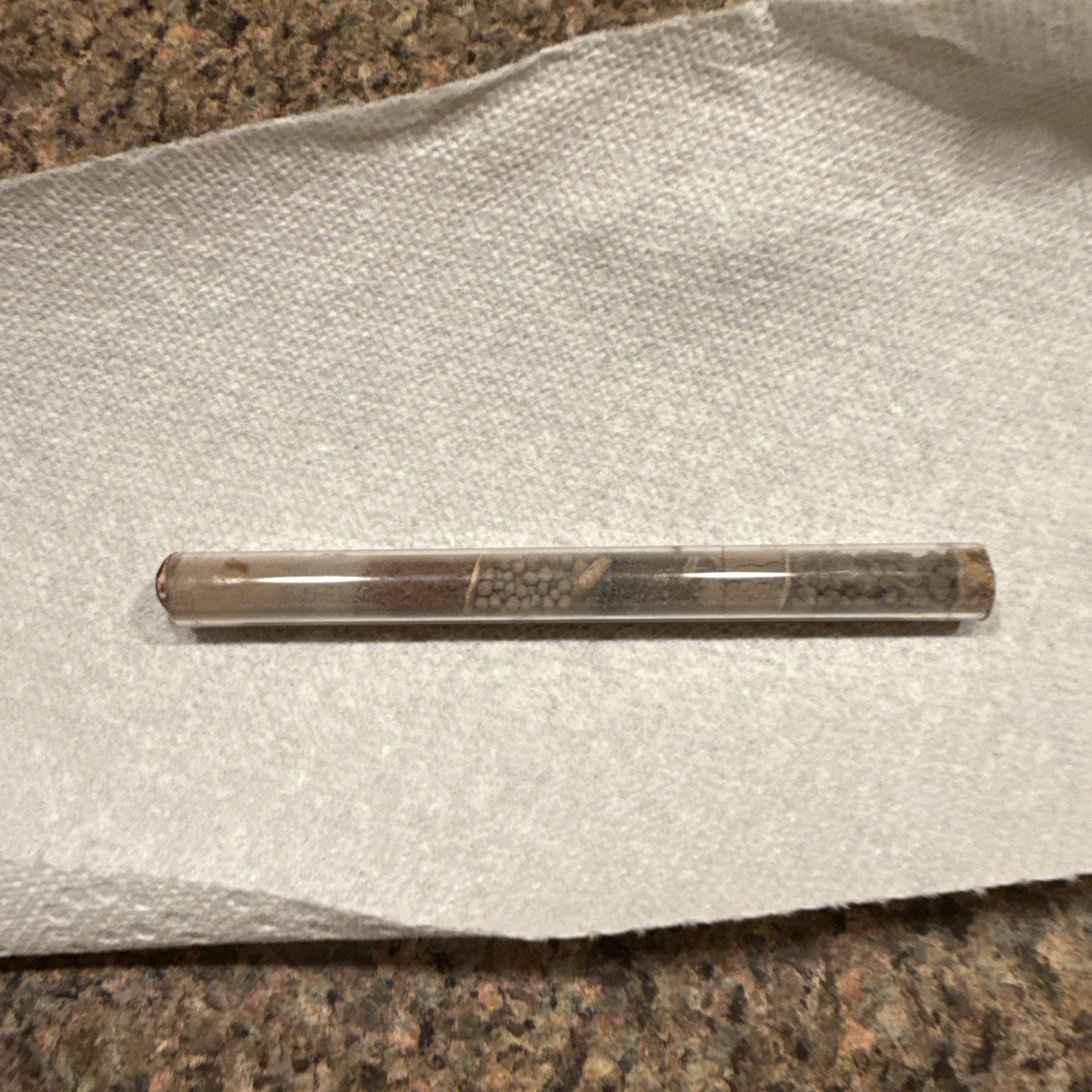 Vintage Vial of Vesuvius Ash Layers 1906 Souvenir