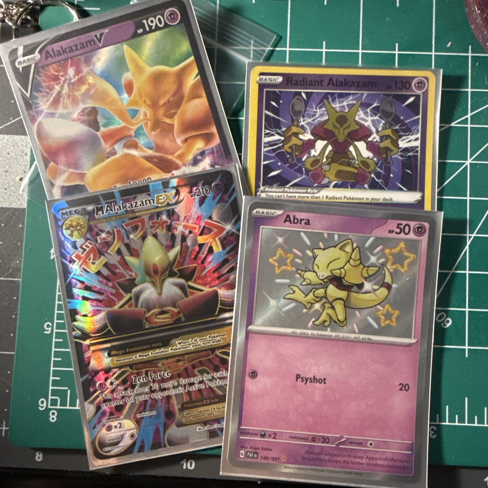 4 Piece Alakazam Card Lot