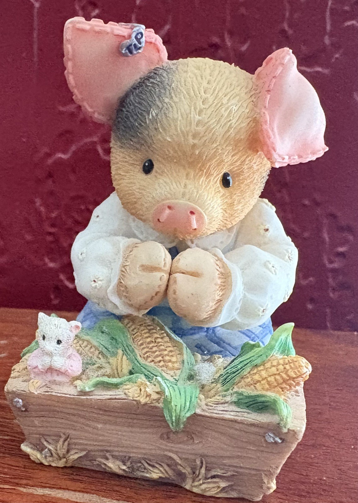 ENESCO THIS LITTLE PIGGY - BLESS THIS MESS - PIG PRAYING ENESCO THIS LITTLE PIGGY - BLESS THIS MESS - PIG PRAYING