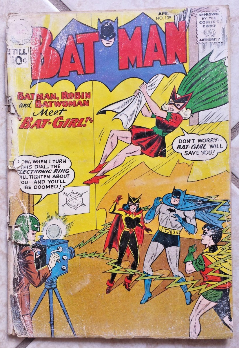 BATMAN #139  (DC COMICS 1961)   (1ST APPEARANCE OF BAT-GIRL)  LOW GRADE