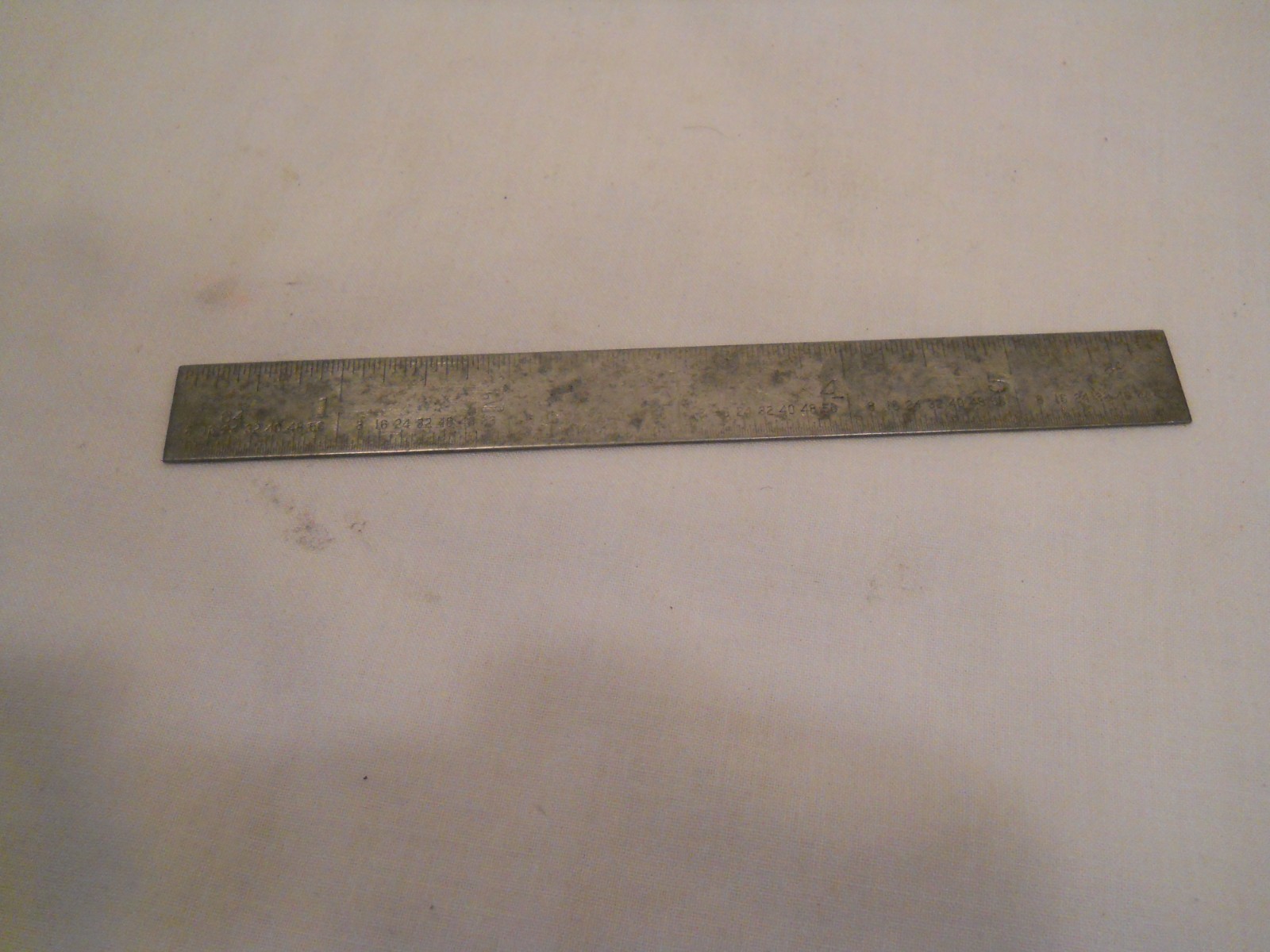 Vintage Lufkin Rule Co. No. 2204R 6” Ruler Tempered Machinist Tool