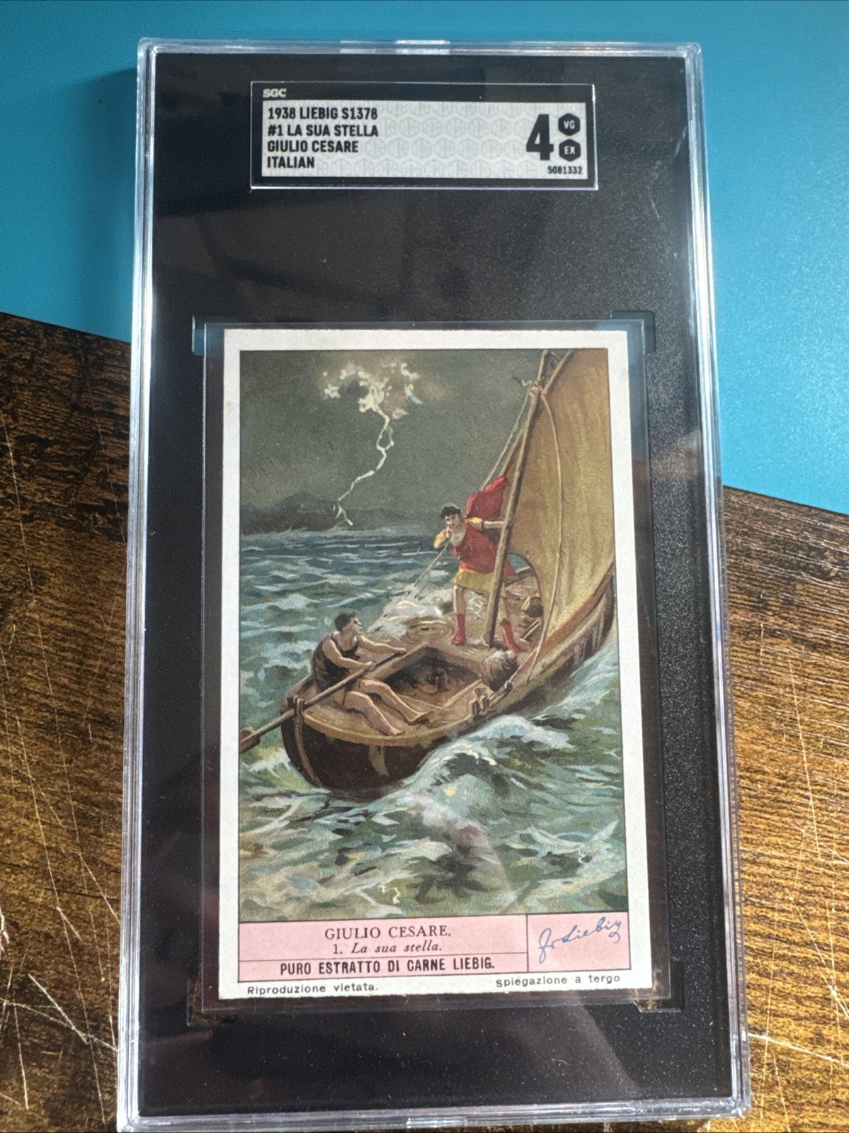 1938 Liebig S1378 Julius Cesear #1 Sgc 4 His Star