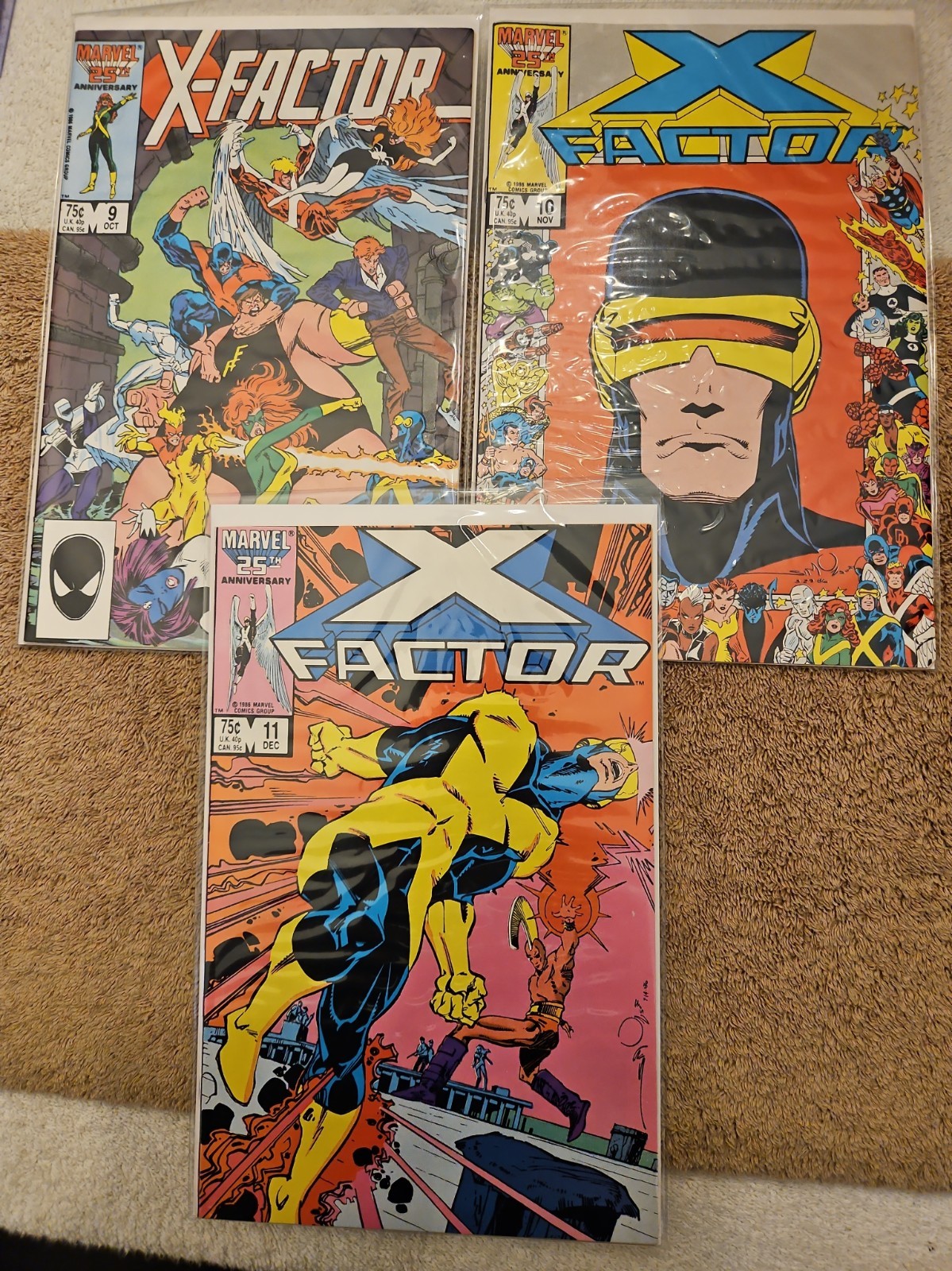 X-Factor Lot Of #9, 10, 11, 12, 13, 14, 16, 17, 18 (Marvel Comics)