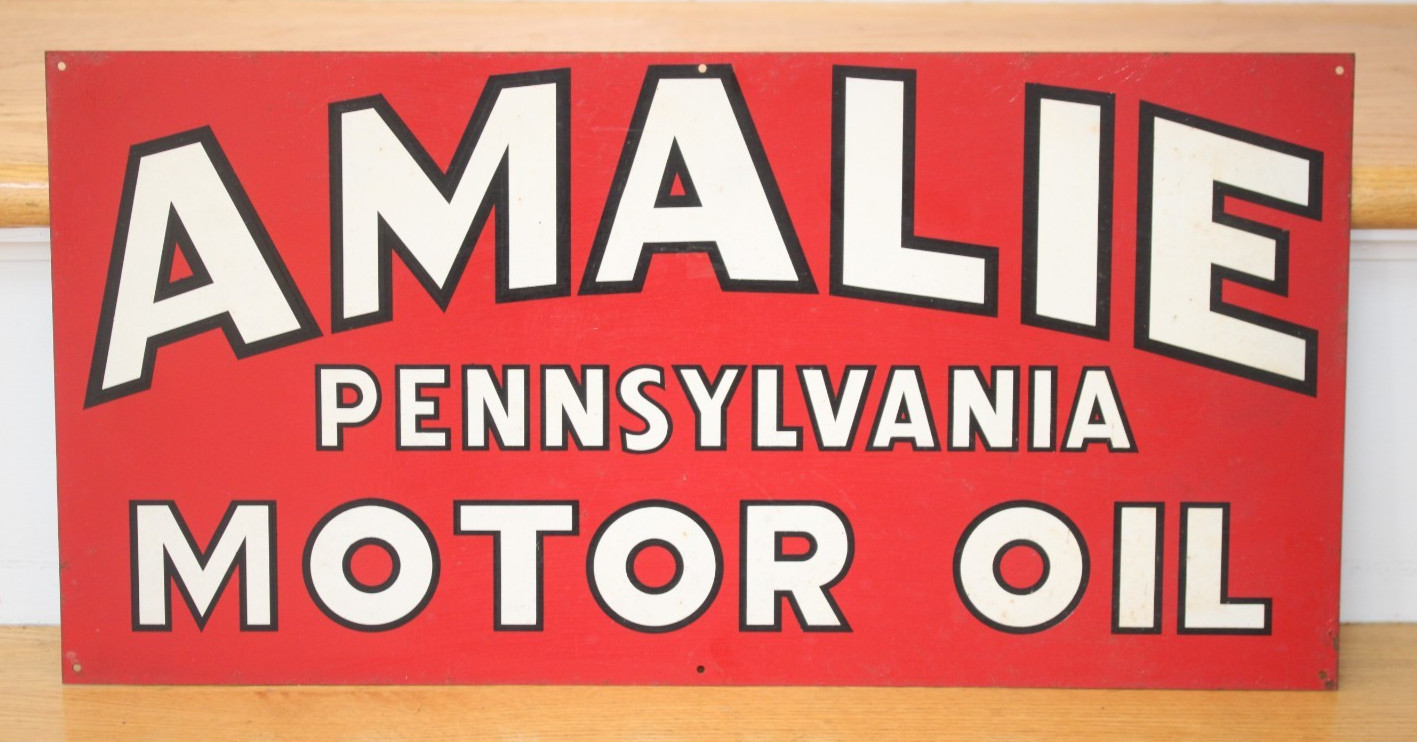 Vintage Amalie Pennsylvania Motor Oil Gas Station 20