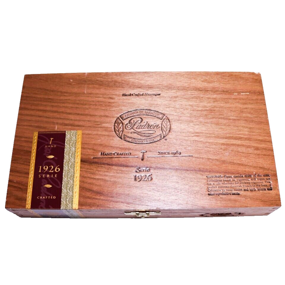 Padron Serie 1926 No. 6 Empty Wooden Cigar Box 10\