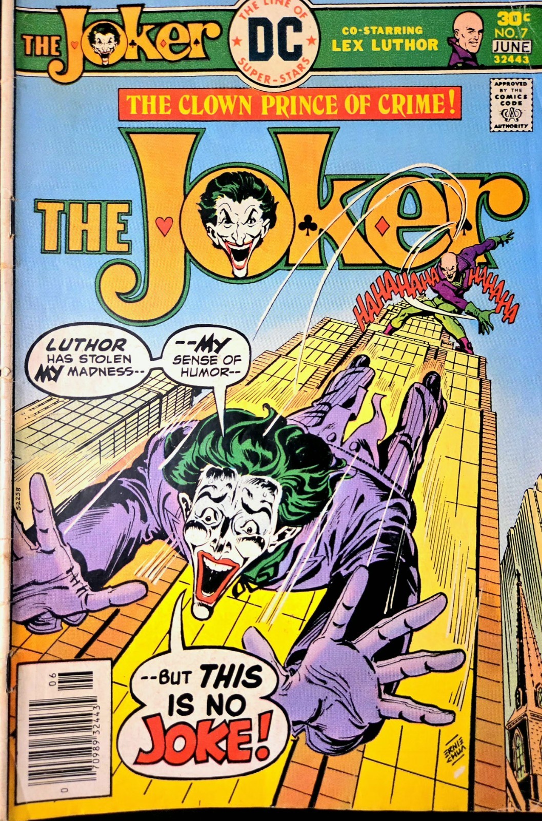 THE JOKER CLOWN PRINCE OF CRIME NO 7 1975 SERIES BRONZE AGE DC COMICS VERY GOOD THE JOKER CLOWN PRINCE OF CRIME NO 7 1975 SERIES BRONZE AGE DC COMICS VERY GOOD