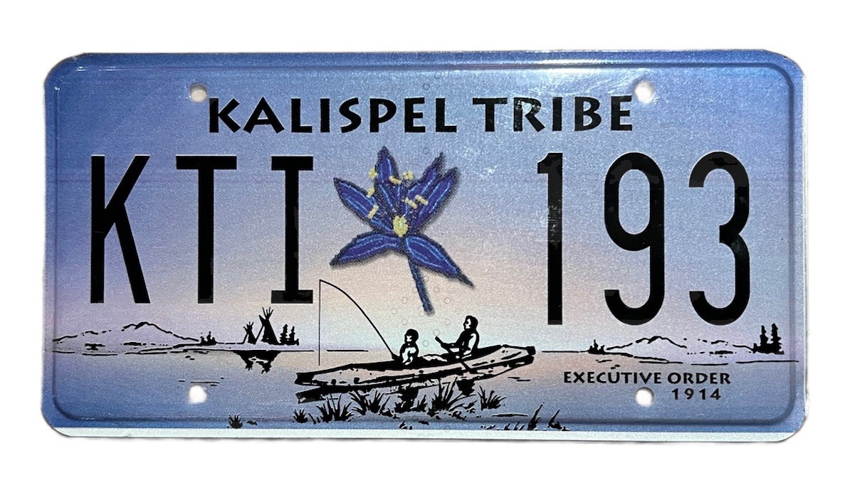 LICENSE PLATE PLATES  Tribal￼ WASHINGTON KTI – 193 ￼