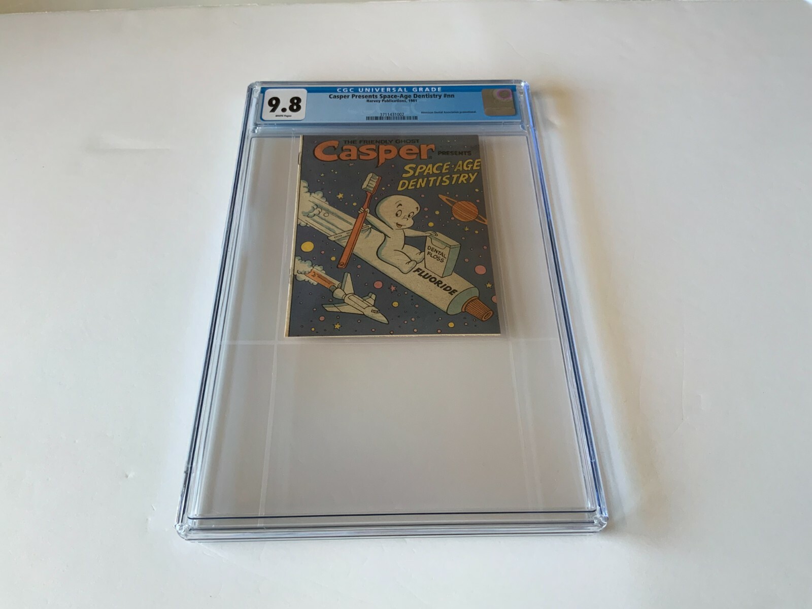CASPER PRESENTS SPACE AGE DENTISTRY CGC 9.8 DENTIST SHUTTLE HARVEY COMICS 1981