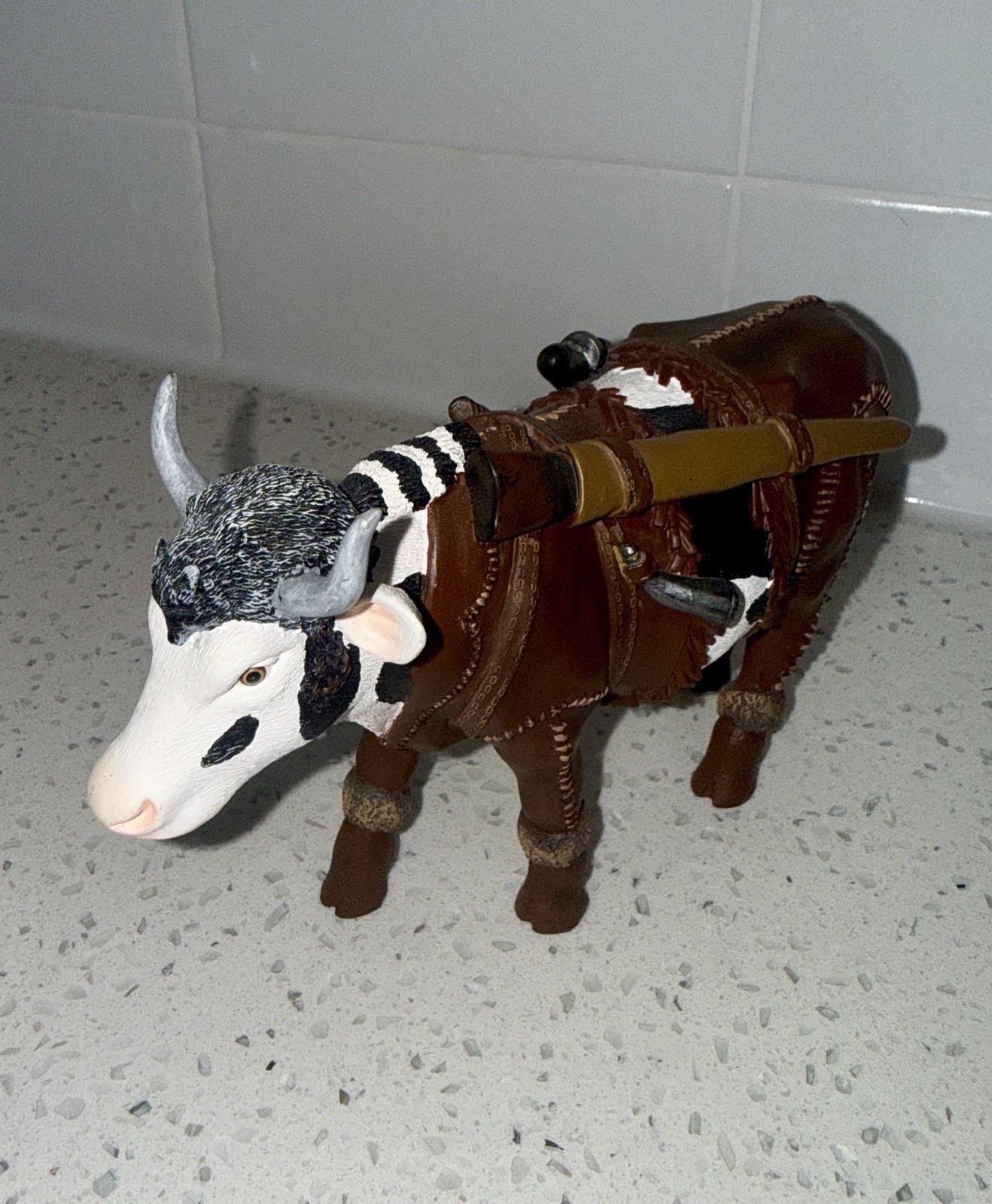 Cow Parade Dairy Crockett Western Ranch Retired 2003 #7283